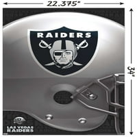 Las Vegas Raiders - Logo zidni poster, 22.375 34