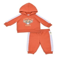 Disney Lion King Baby Boy Hoodie i Jogger Outfit Set, 3- mjeseci