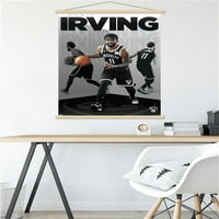 Brooklyn Nets-Kyrie Irving zidni Poster sa magnetnim okvirom, 22.375 34