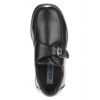 Josmo Boys Tween Slip-on Comfort školske cipele sa detaljima kopča - crno, 12