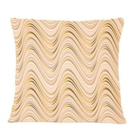 Dizajdbal Sažetak Luksuzni bežni valovi 'Moderni jastuk za bacanje u sredinu stoljeća - 18x18