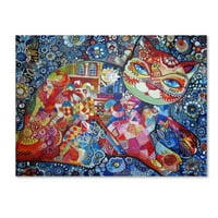 Zaštitni znak likovne umjetnosti' Venecijanska mačka ' platnena Umjetnost Oxana Ziaka