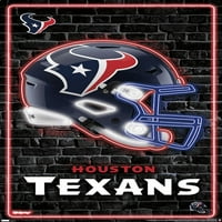 Houston Texans - zidni poster neonske kacige, 22.375 34