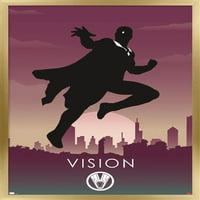 Marvel Heroic Silhouette - Vision Zidni poster, 22.375 34