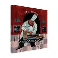 Zaštitni znak likovne umjetnosti 'kuhar Kuhinjski meniji' platno umjetnost Gregg Demor