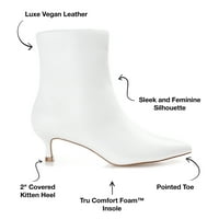 Kolekcija Journee Womens Arely Tru Comfort Foam Čizme Za Gležnjeve Za Mačje Pete Široke Širine