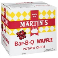 Martin's Waffle Bar-B-Q Craty Chips, oz., Brojanje