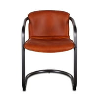 GUZMAN tapacirana stolica za presvlake, ukupno: 30 H 24 W 22 D, presvlaka materijal: prave kože