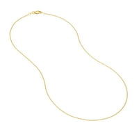 14k žuta zlatna Ženska ogrlica od 16 perli