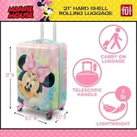 Disney Minnie Mouse Tie Dye Djeca 21 Hardside Spinner prtljaga