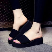 Ženske sandale sa klinovima-modne ljetne sandale Chunky Heel japanke cipele cipele