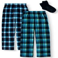 Pidžama hlače za spavanje od ludog psa od mikro flisa, sa papučom od čarapa GWP