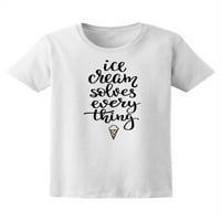 Sladoled rešava sve T-Shirt žene-Image by Shutterstock, ženski medij