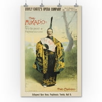 Opera za operaciju Mikado - D'Oyly Carte Vintage poster USA C