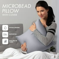 Jastuk za bacanje 24 24 - tamni lavendar: luksuzni premium jastuk za mikrobead sa najlonskim tkaninom