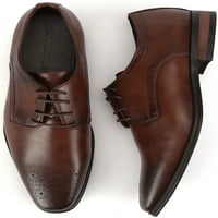 Mio Marino muške Prikvačene oksfordske cipele
