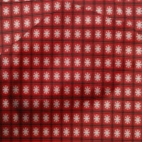 oneOone pamuk Poplin kestenjasta tkanina Sretan Božić šivanje zanatskih projekata štampa tkanina po dvorištu