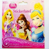 Disney princeza Mini naljepnica 6pg jastučić