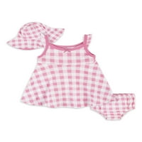 Gerber Baby & Toddler haljina, poklopac pelena i set za sunčanje, trodijelni