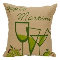 Nožični vijek stila Apple Martini Prirodni jastuk za bacanje