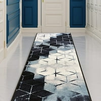 Kocke za tepihe prilagođene veličine apstraktni dizajn plave boje ili široke odaberite svoju dužinu neklizajuća