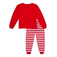 Odgovarajući porodični Božićni pidžama dječački 2-dijelni set pidžama