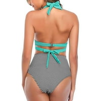 Kupaći kostim za žene Halter CAT i kupaći kostim cvjetni print bikini kravata kupaći kostim kostim plaža Bikini