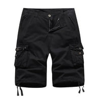 Iopqo kargo pantalone za muškarce muške letnje slobodno vreme Multi-džepni kombinezoni šorc pantalone