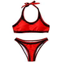 Modni ženski štampani vrat Split kupaći kostim Casual seksi kupaći Bikini