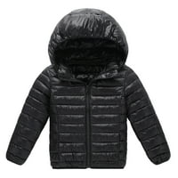 Zimski donji kaputi vanjska odjeća za malu djecu Dječaci Djevojčice Lightweighet Puffer Jacket s kapuljačom