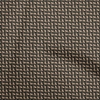 Onuone viskoza šifon crna tkanina cvjetna šivaća tkanina od dvorišta tiskana diiy odjeća široko