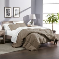 Bare Home Ultra-Soft Goose Down Alternativni komfor, Twin Twin XL, Taupe