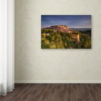 Zaštitni znak Fine Art 'Roussillon Sunrise' Canvas Art Michael Blanchette Photography