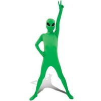 Morphsuits Kids Alien Morppsuit Boys Girls Fancy haljina kostim Noć vještica Noćna vještica zelena l