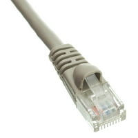 eDragon Cat5e Ethernet patch kabl, oblikovana čizma bez uglova, stopala, siva