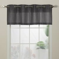 Nanshing Athens Grommet Single Curtain Panel, Siva, 63