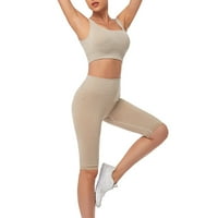 Koaiezne Set odjeće za jogu modni fitnes za trčanje na otvorenom nosite uska brzo suha sportska odjeća