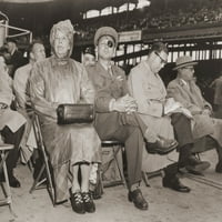 Eleanor Roosevelt Moshe Dyan Abba Eban I George Meany Na Reliju Slobode U New Yorku. 1950-ih. istorija