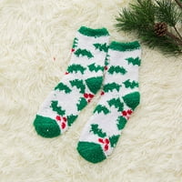 Kayannuo Womens Socks Clearence 1Pair za odrasle Božićne čarape Ženske tople koralne plišane praćke čarape