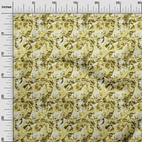 oneOone pamučni dres žuta tkanina apstraktna šivaća tkanina by the Yard štampana Diy odjeća za šivanje