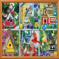 Readerpieces Jigsaw Puzzle - Birdhouse Village - 19.25 x26.75