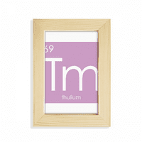 Kesteristični elementi Period Tabela Lanthanide Thulium TM Desktop Prikaz fotografije Okvir slike umjetno