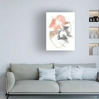 Jennifer Goldberger 'Rushing Circularity I' Canvas Art