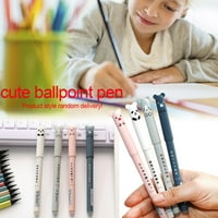 Crni mastilo crtani gel olovka gel olovka školski uredski pribor za pribor uzorak slučajno