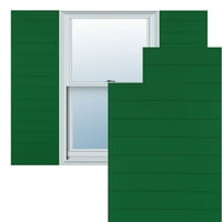Ekena Millwork 15 W 71 H True Fit PVC horizontalna letvica modernog stila fiksne kapke za montiranje, Viridian Green