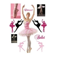 Balet Fathead: Balerina - Zidna Naljepnica U Prirodnoj Veličini