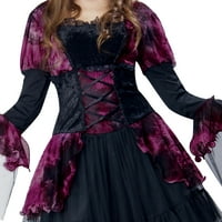 Pink Gothic Witch adult Halloween Costume 1x