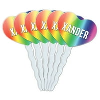 Xander Heart Love Cupcake Picks Toppers-Set od 6 komada