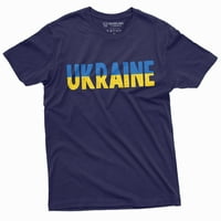 Ukrajina Country logo Zastava majica Trident ukrajinska vandenduka Muška majica