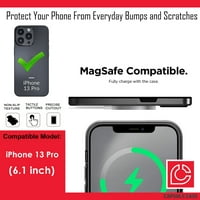 Capsule Case vojna futrola kompatibilna sa iPhone Pro [Shockproof Grade futrola za kaiš za teške uslove rada crni poklopac kućišta] za iPhone Pro sve nosače